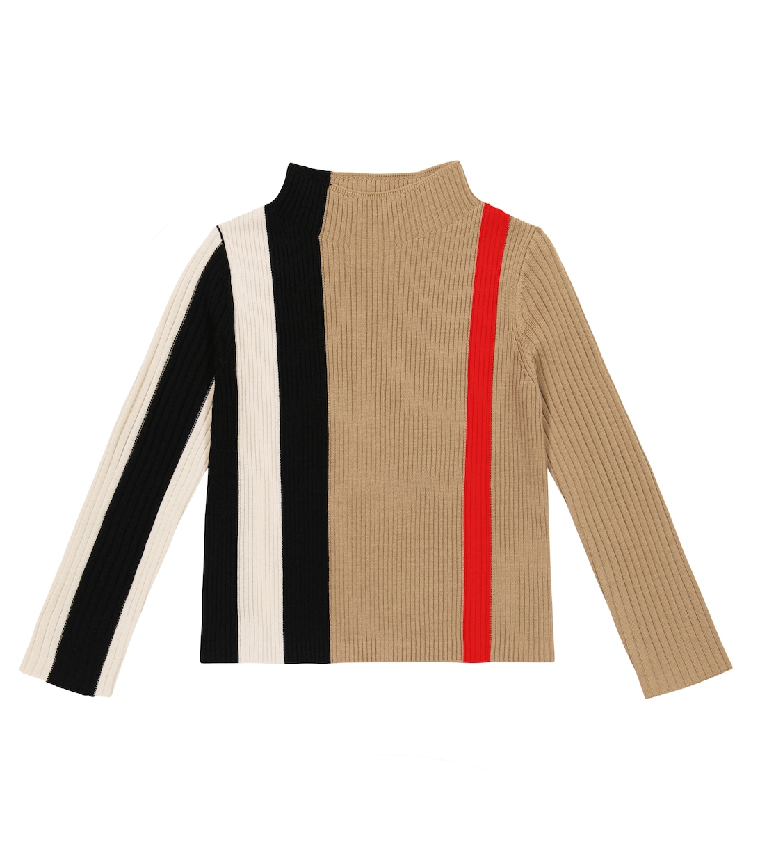 Полосатый шерстяной свитер Burberry, разноцветный