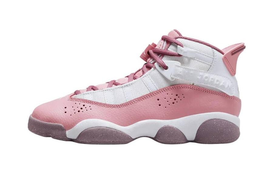 

Баскетбольные кроссовки Air 6 Rings Kids GS Mid-top Pink Jordan, розовый