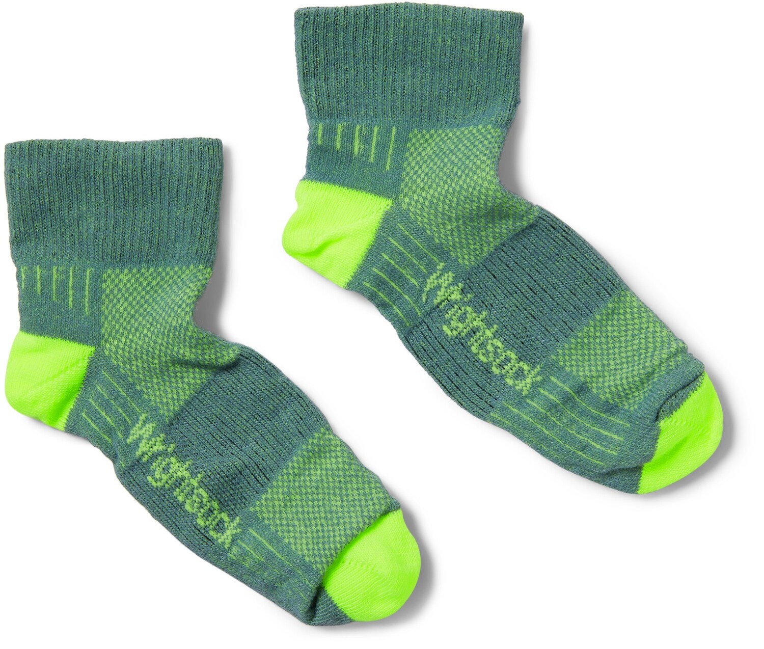 

Носки CoolMesh II Quarter Crew — детские WRIGHTSOCK, серый