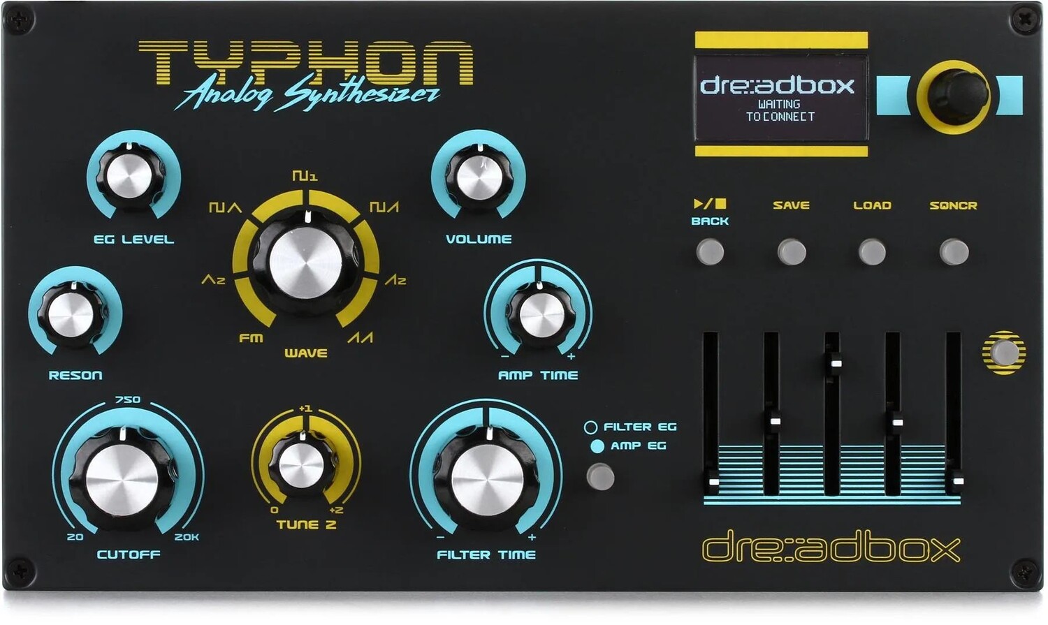 

Настольный монофонический аналоговый синтезатор Dreadbox Typhon