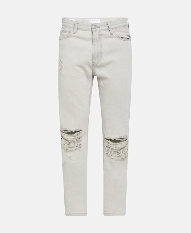 

Разрушенные джинсы Calvin Klein Jeans, миндальный