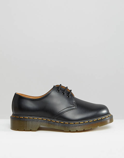 

туфли на плоской подошве Dr Martens 1461 Gibson с тремя люверсами