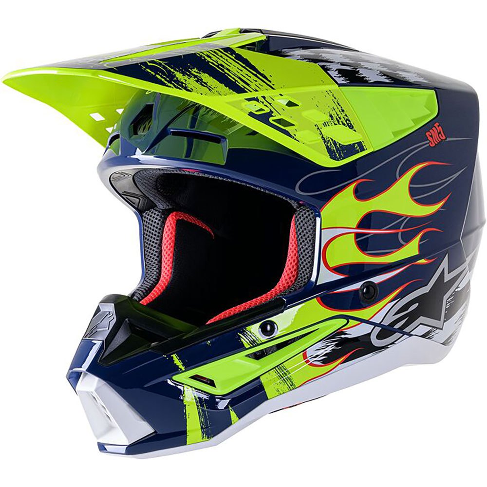 Шлем для мотокросса Alpinestars S-M5 Rash Ece 22.06, разноцветный