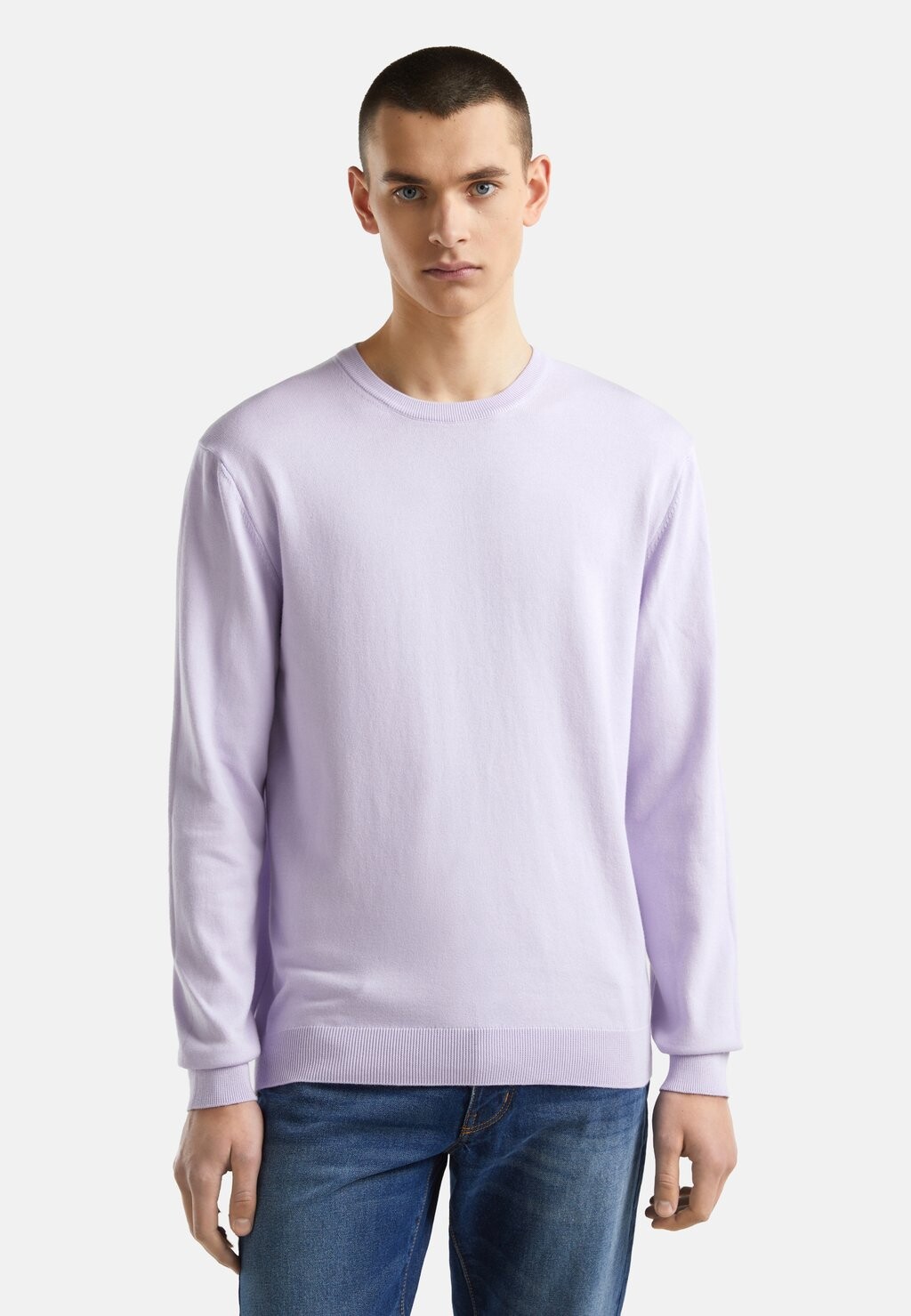 

Вязаный свитер CREW NECK United Colors of Benetton, цвет violet