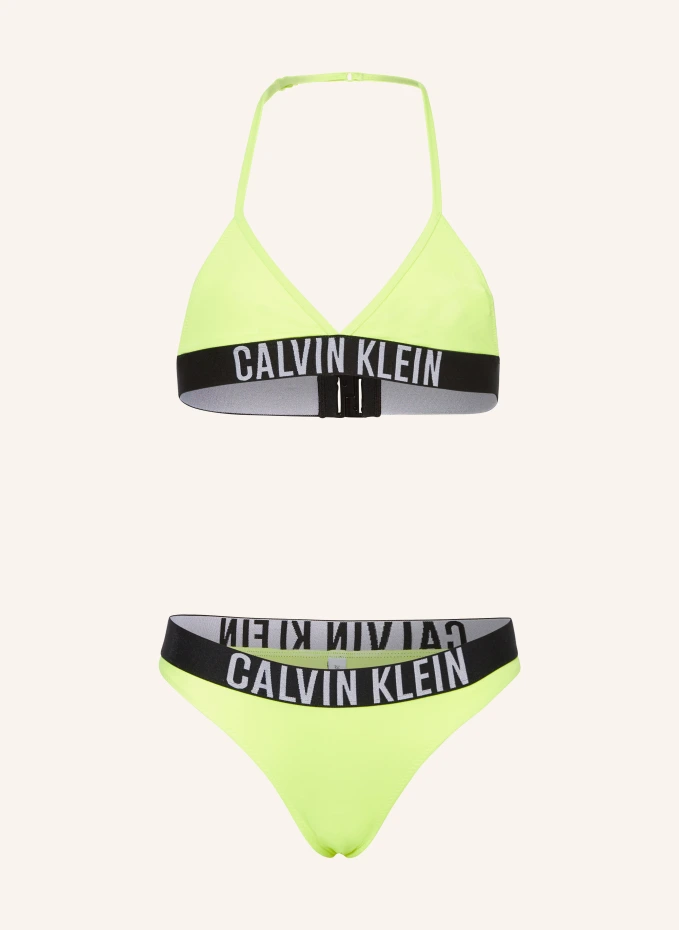 

Треугольное бикини Calvin Klein, зеленый
