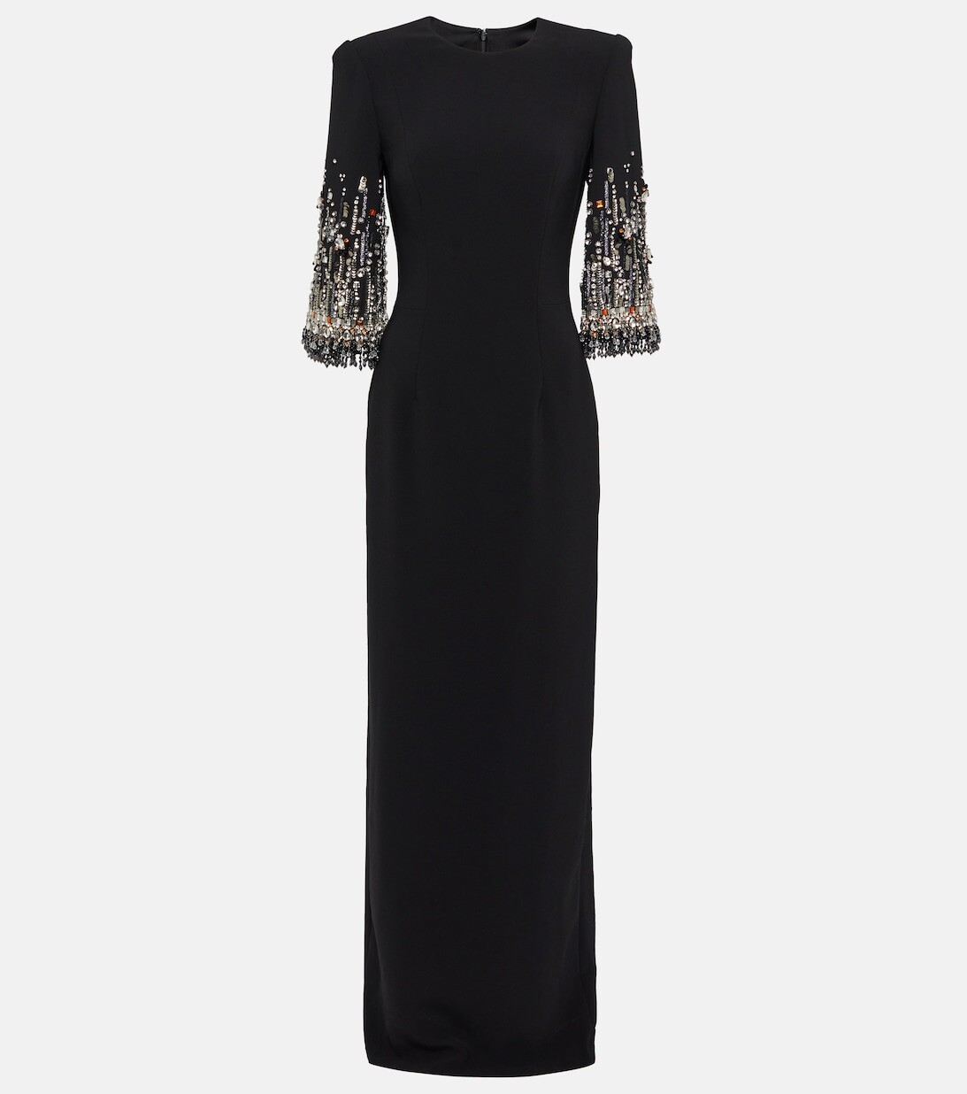 

Декорированное платье Bergman из крепа JENNY PACKHAM, черный