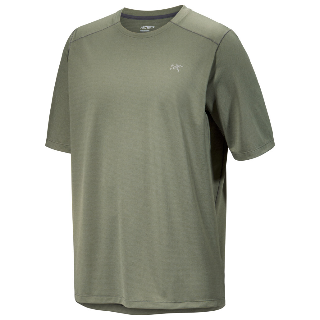 Беговая рубашка Arc'Teryx Cormac Crew S/S, цвет Forage Heather II