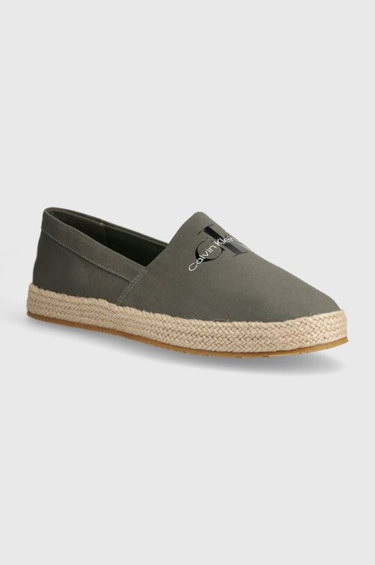 

Эспадрильи ESPADRILLE SLIPON ML Calvin Klein Jeans, зеленый