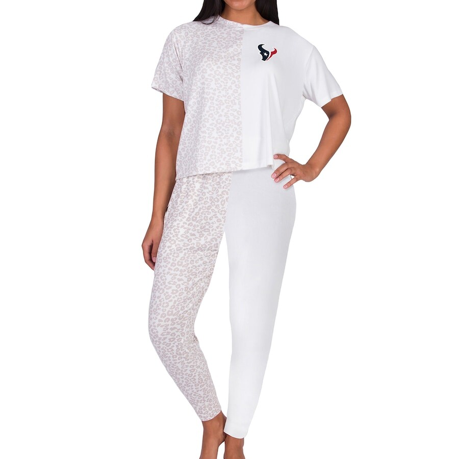 

Пижамный комплект Concepts Sport Houston Texans, кремовый