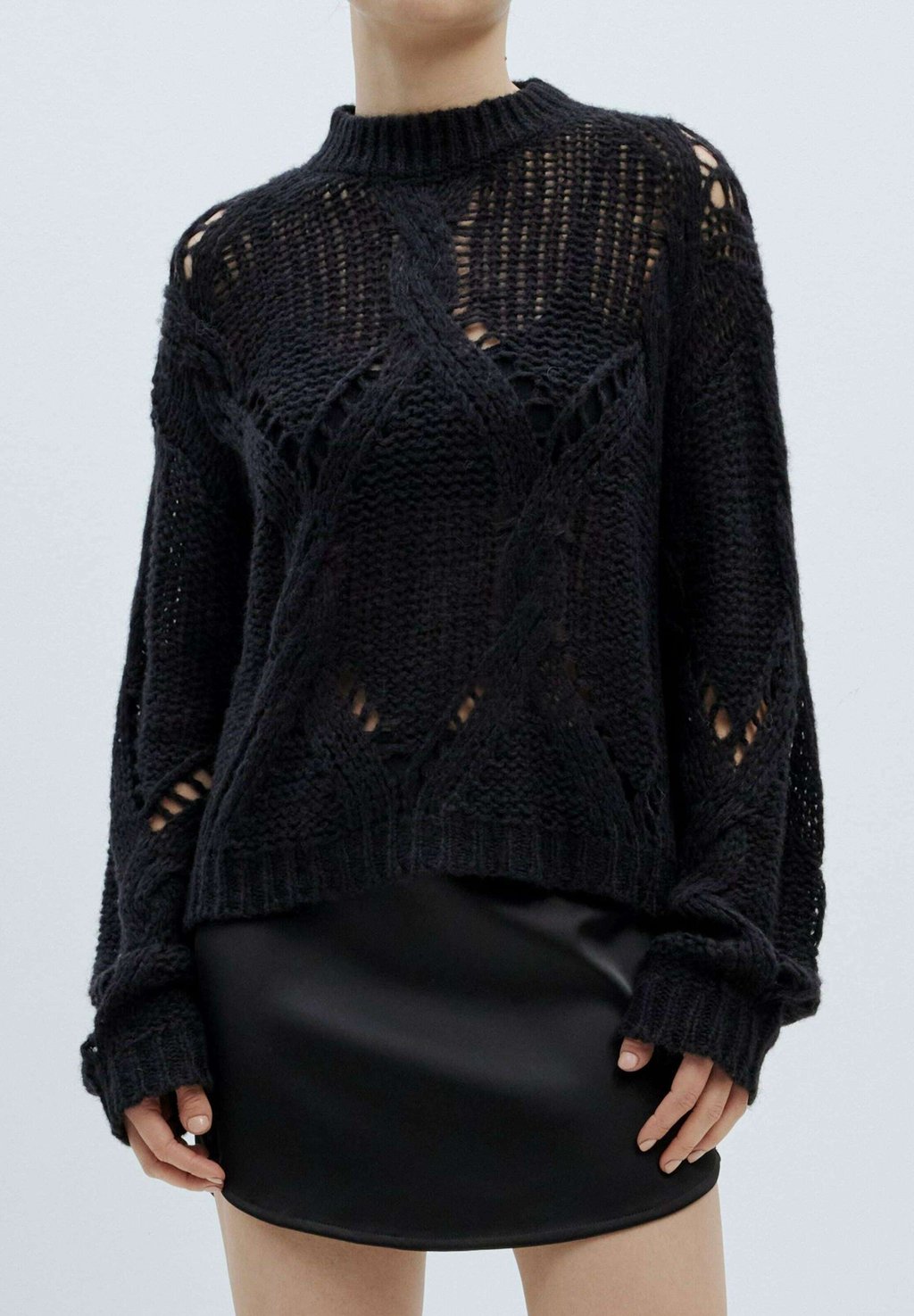 Вязаный свитер GWENDOLYN EDITED, цвет schwarz