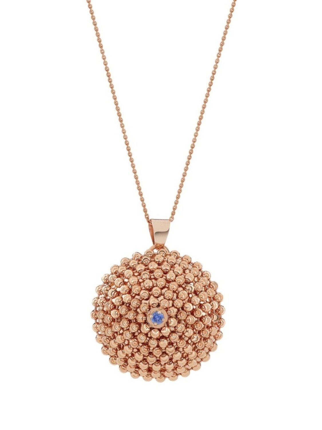 

Колье Mimosa из розового золота с сапфиром Officina Bernardi, розовый