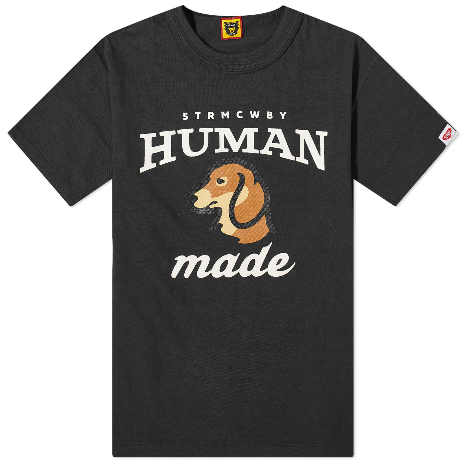 Футболка Human Made Dog, черный funny pug mom t shirt pug dog lovers shirt gift peace women