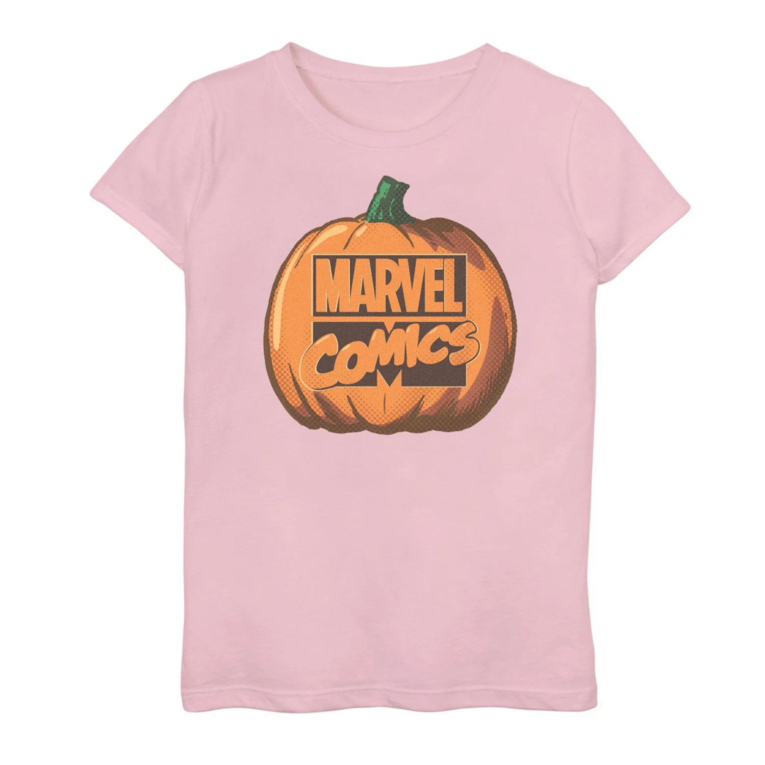 Футболка с рисунком тыквы и логотипом Marvel Comics для девочек 7–16 лет Licensed Character футболка с рисунком конфет и тыквы для девочек 7–16 лет licensed character
