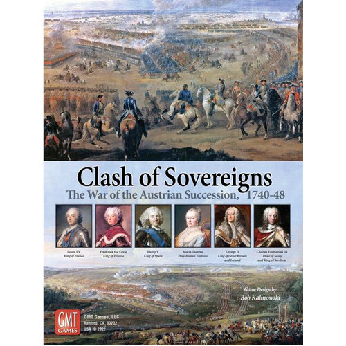 

Настольная игра Clash Of Sovereigns: The War Of The Austrian Succession, 1740-48