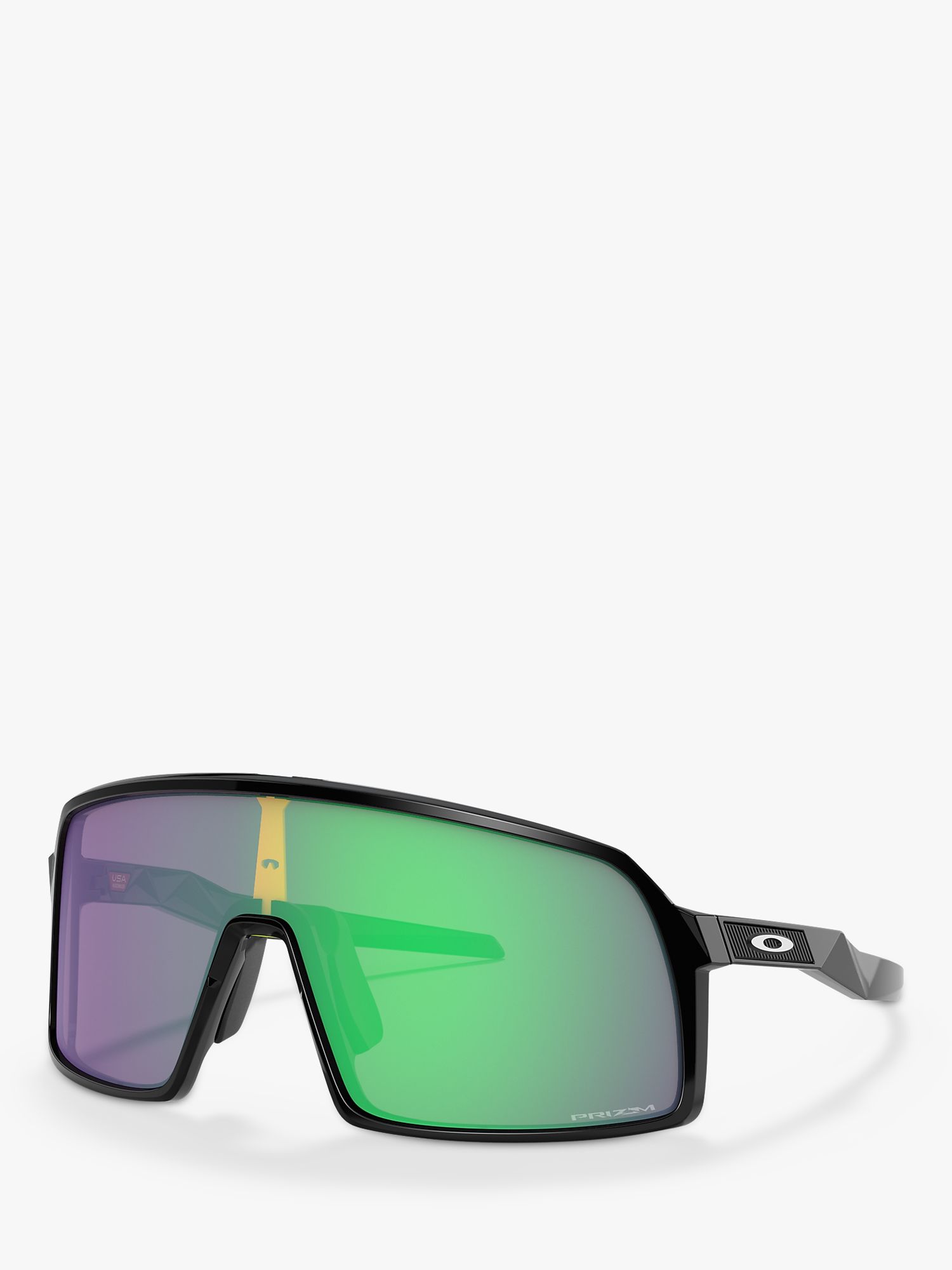 Мужские прямоугольные солнцезащитные очки Oakley OO9462 Sutro, полированный черный/зеленый