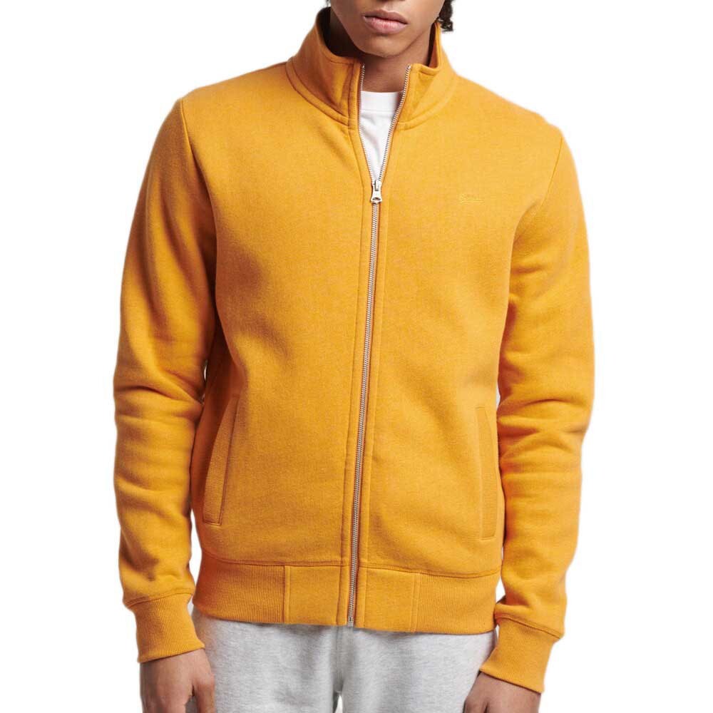 

Толстовка Superdry Vintage Logo Emb Track Half Zip, оранжевый