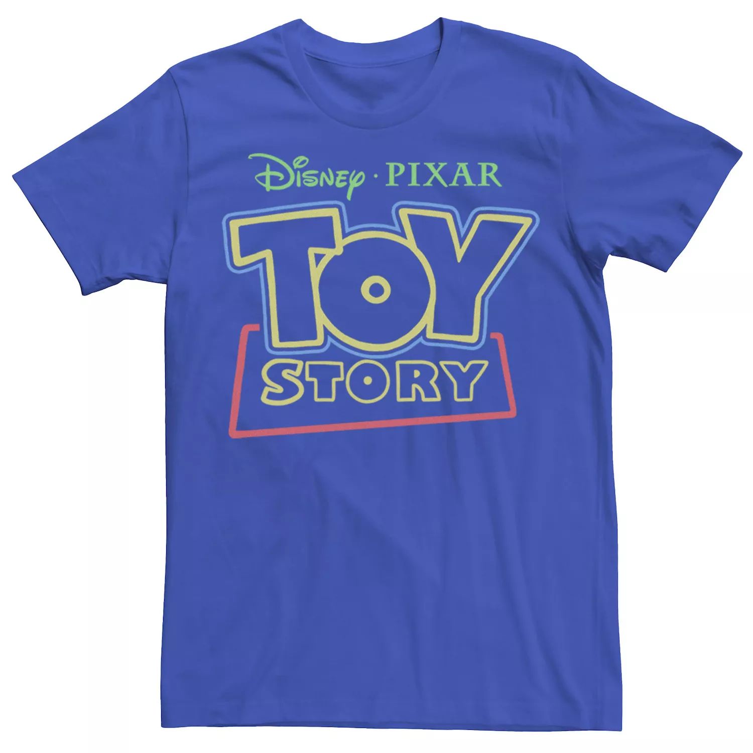 Мужская футболка с неоновым логотипом «История игрушек» Disney / Pixar lego disney pixar звездолёт xl 15 76832