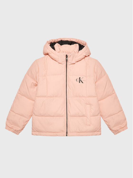

Пуховик стандартного кроя Calvin Klein, розовый