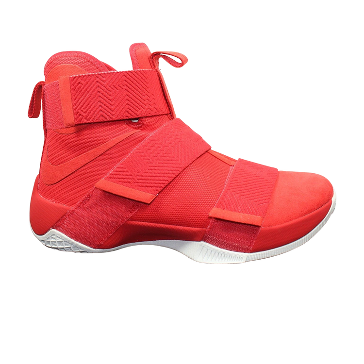 цена Кроссовки Nike LeBron Soldier 10 SFG Lux 'University Red', красный