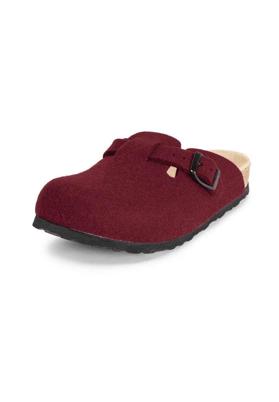 Сабо VITAFORM Wollfilz Clogs, бордо сабо vitaform softnappaleder clogs цвет platin