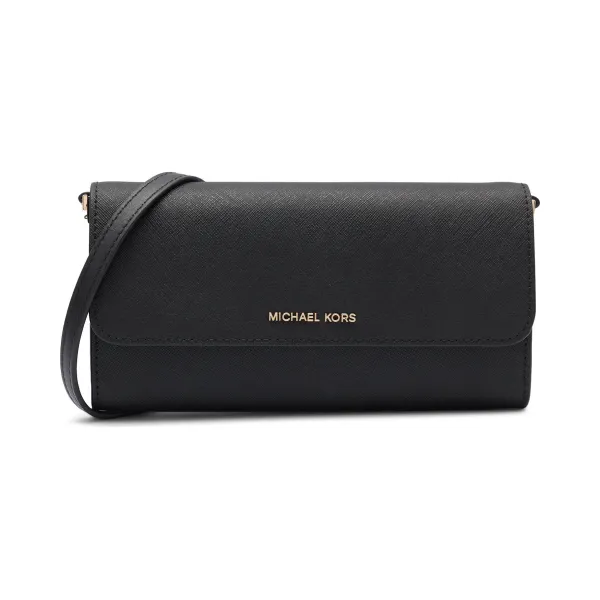 

Кожаный клатч Michael Kors, черный