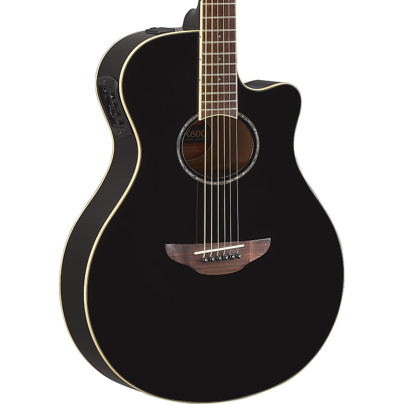 цена Акустическая гитара Yamaha Thinline APX600 Acoustic - Black