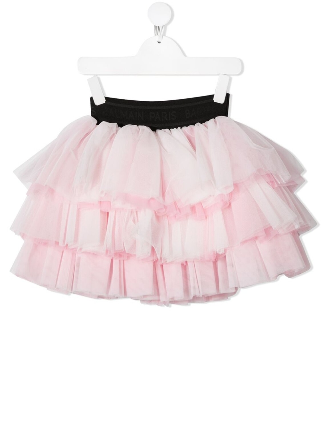 

Balmain Kids ярусная пышная юбка, розовый