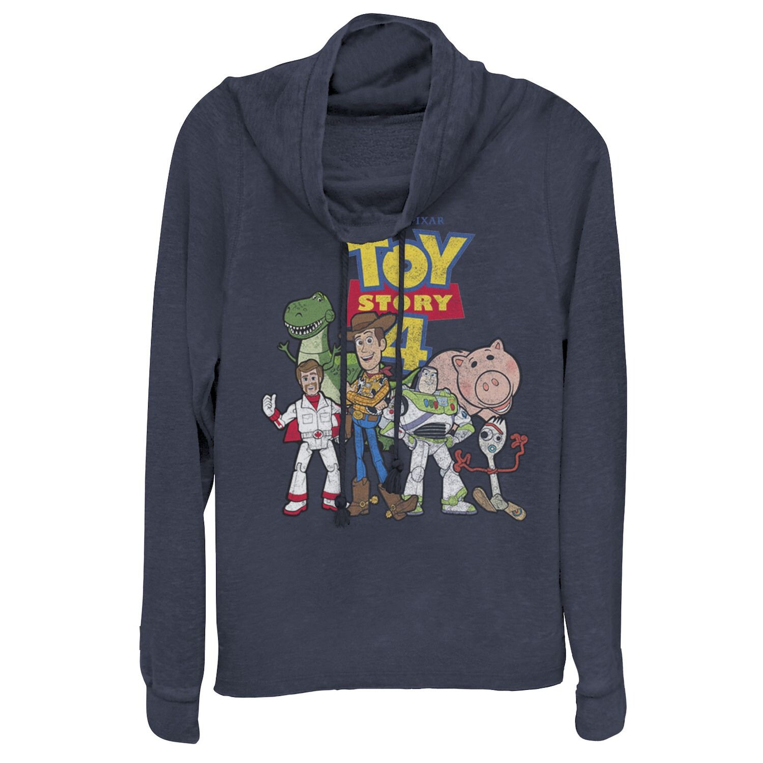 

Пуловер с капюшоном и плакатом с логотипом Disney/Pixar's Toy Story 4 Licensed Character, темно-синий