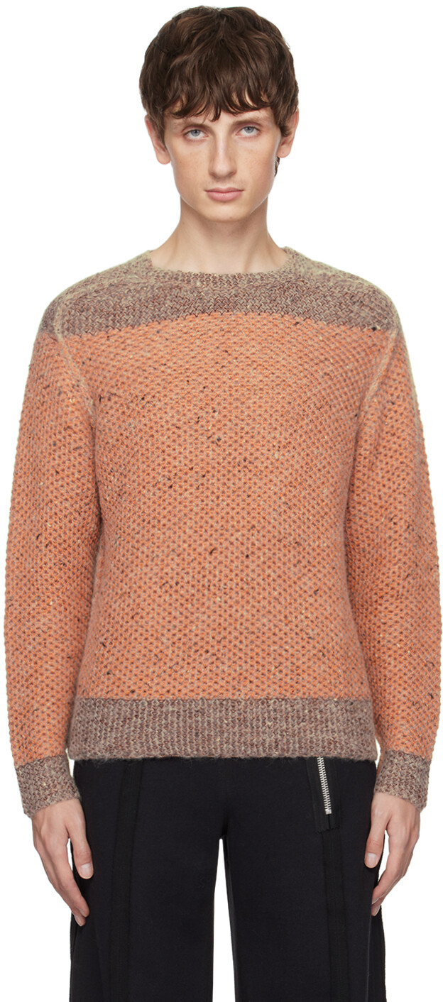

Оранжевый садовый свитер Eckhaus Latta