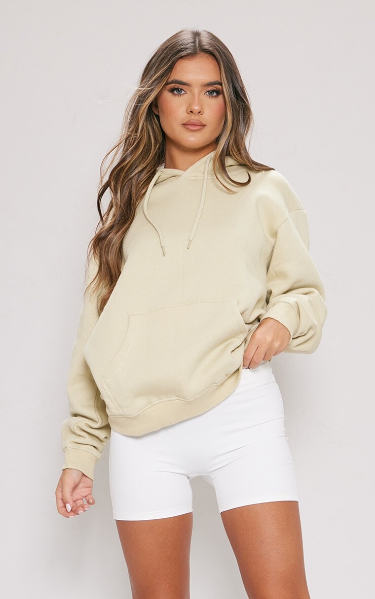 

PrettyLittleThing Sage Oversized толстовка с капюшоном