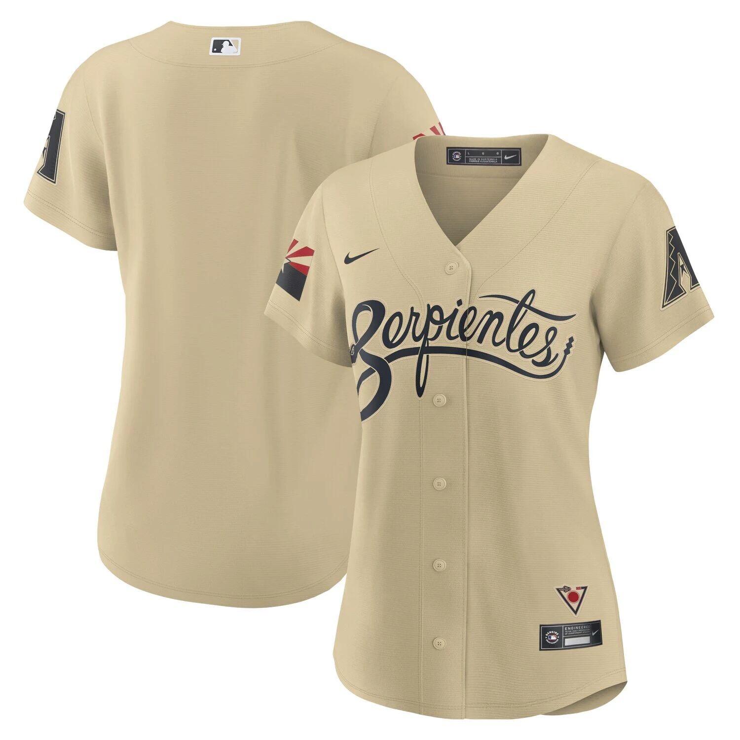 

Женское джерси Nike Gold Arizona Diamondbacks 2021 City Connect Replica Nike