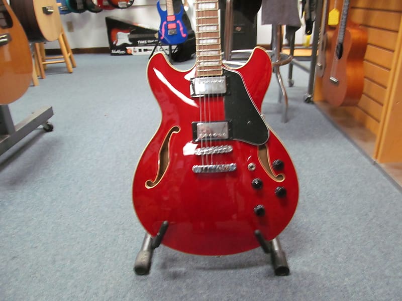 Электрогитара Ibanez Artcore AS73 Semi-Hollow Electric Guitar - Transparent Cherry Red