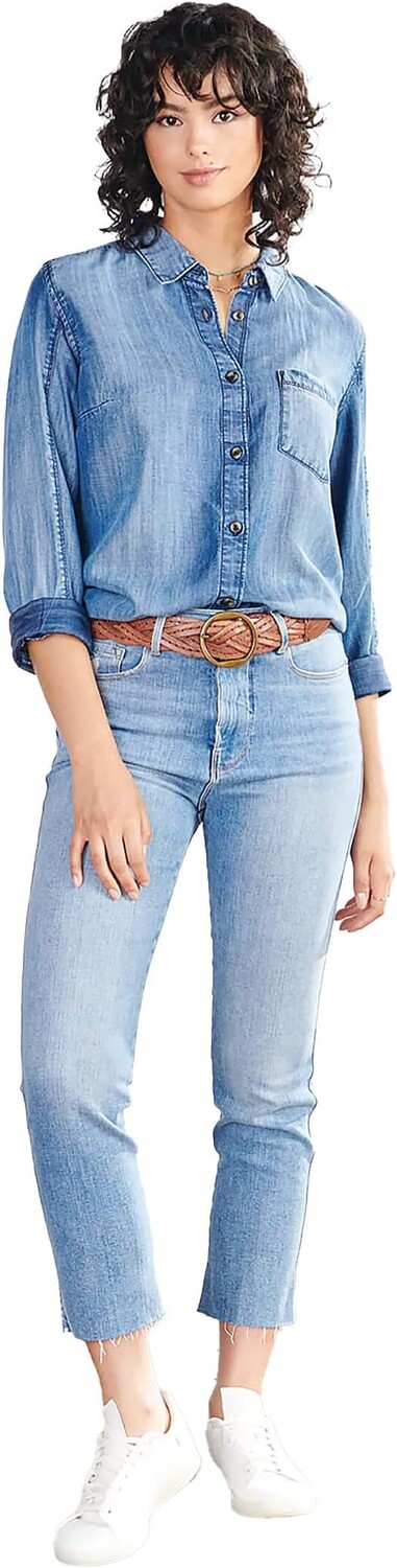 

Рубашка Cindy – средний синий цвет Hatley, цвет Medium Blue