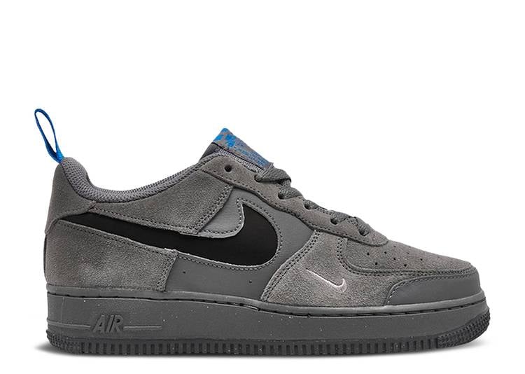 Nike AIR FORCE 1 LOW GS CUT OUT SWOOSH SMOKE GREY CDEK.Shopping