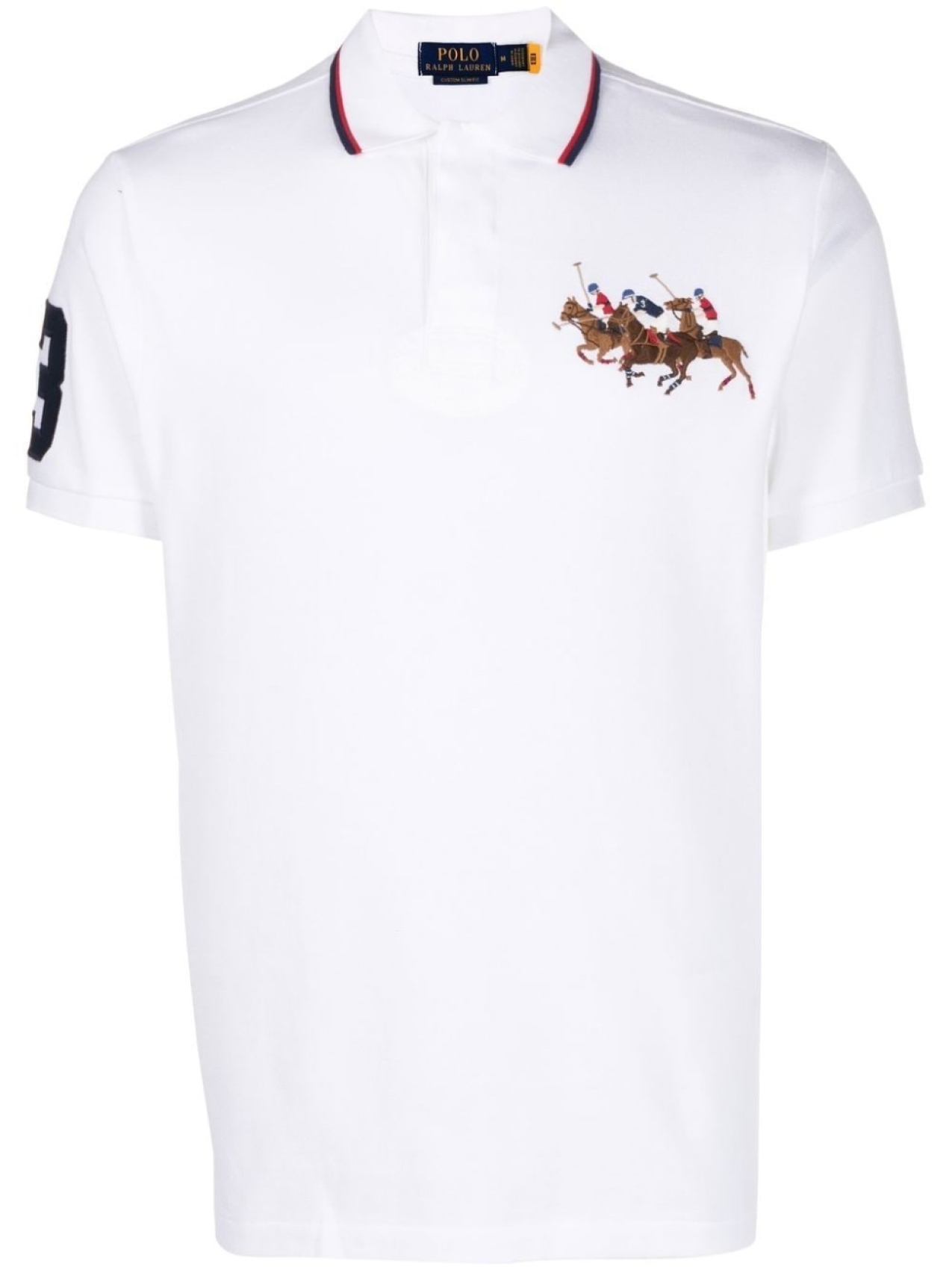 

Polo Ralph Lauren рубашка поло Triple-Pony, белый