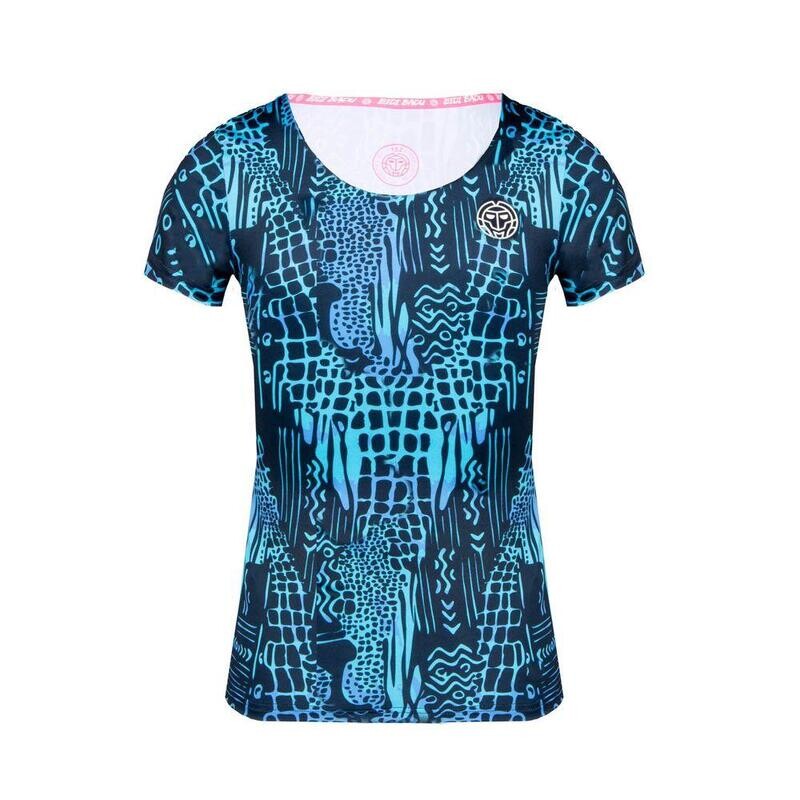 

Футболка Yemaya Tech Roundneck - темно-синий, бирюзовый BIDI BADU, цвет blau