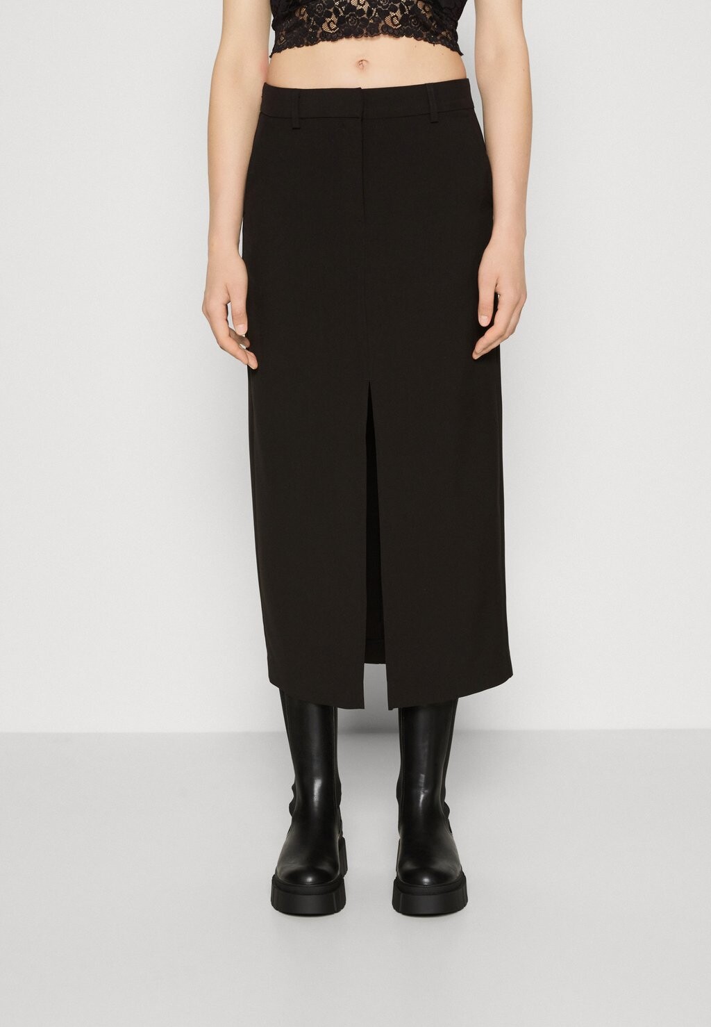 

Юбка Vero Moda VMTROIAN LONG SKIRT, черный
