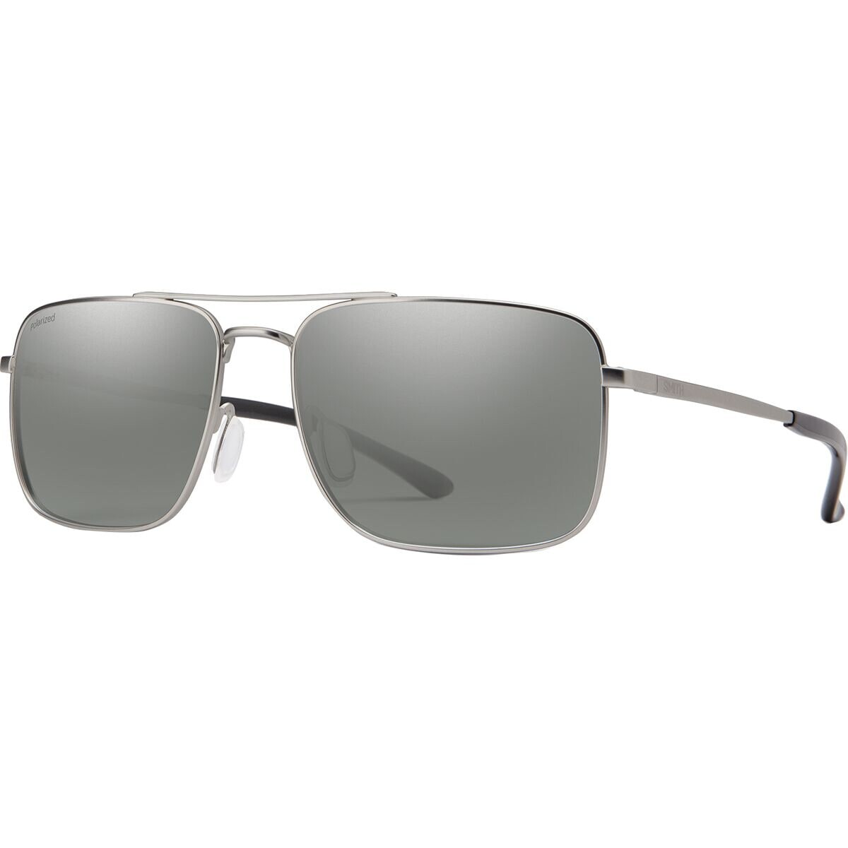

Поляризованные солнцезащитные очки outcome Smith, цвет matte silver/polarized platinum mirror