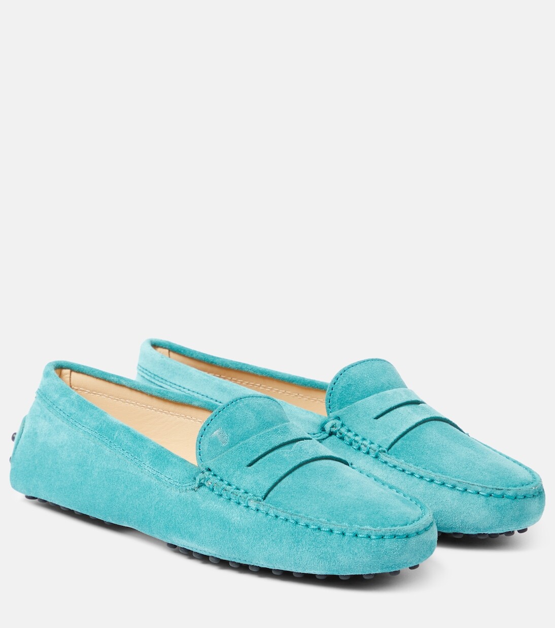 

Замшевые мокасины gommino Tod'S, зеленый