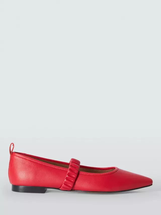 

Балетки John Lewis ANYDAY Hennriette Point Toe Mary Jane Sachetto, цвет bright/red