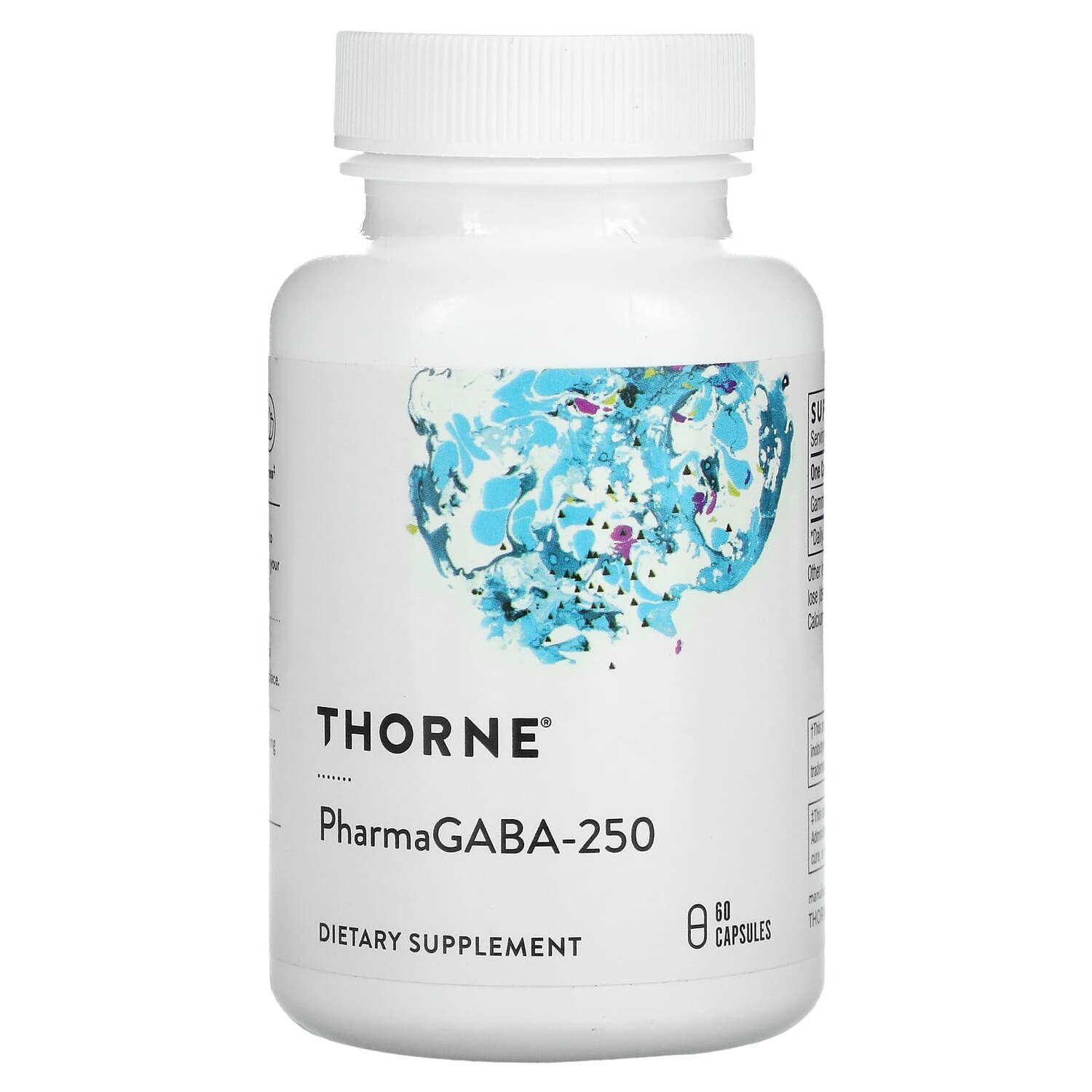 

PharmaGABA-250, 60 капсул, Thorne