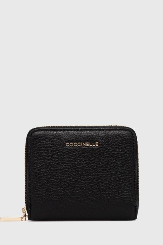 

Кожаный кошелек Coccinelle, черный