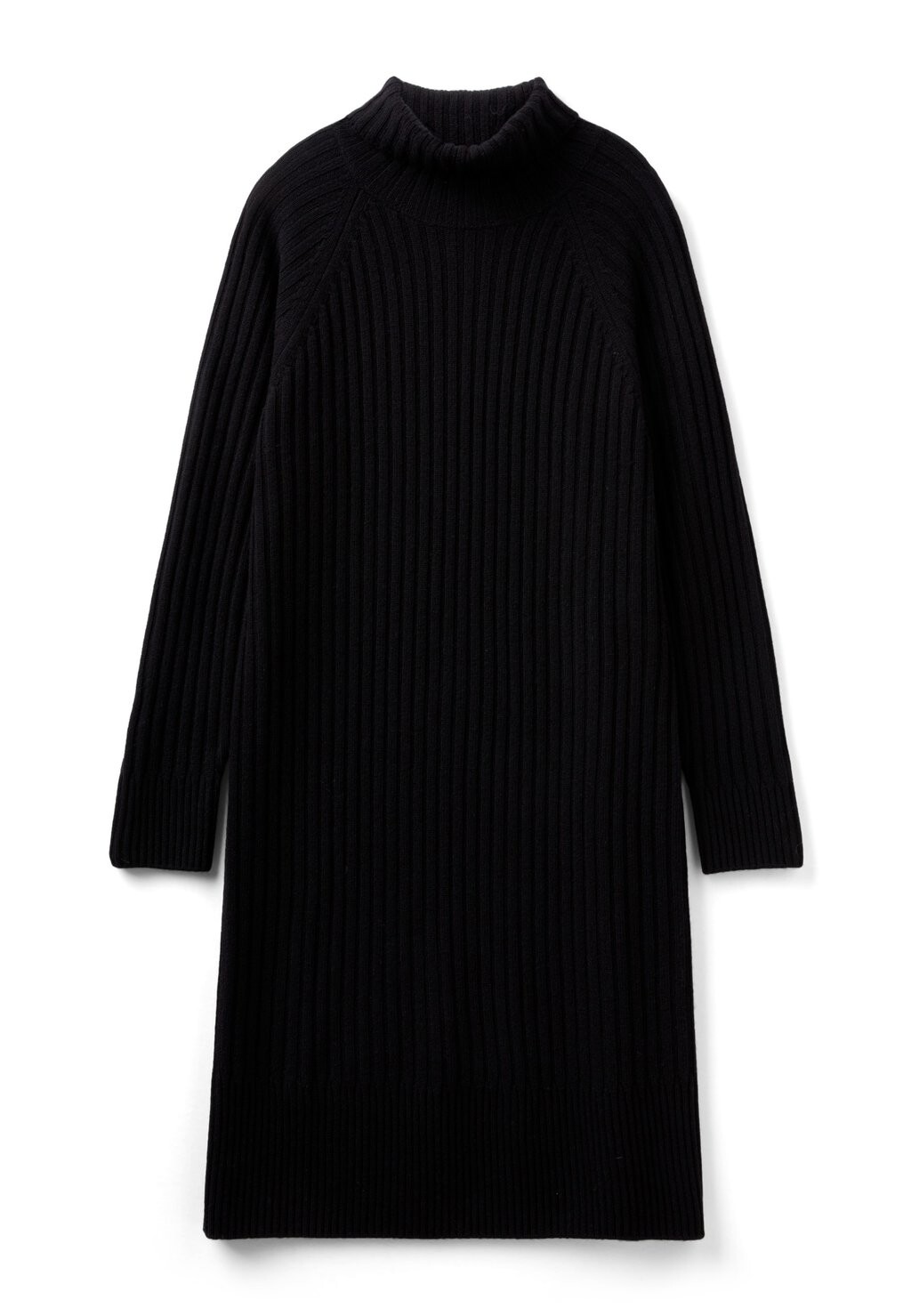 

Трикотажное платье Turtleneck Relaxed Fit United Colors of Benetton, черный