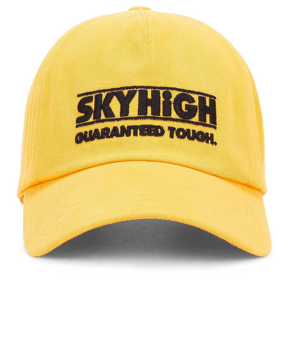 

Строительный графический логотип № 2 Тканая кепка Sky High Farm Workwear, желтый
