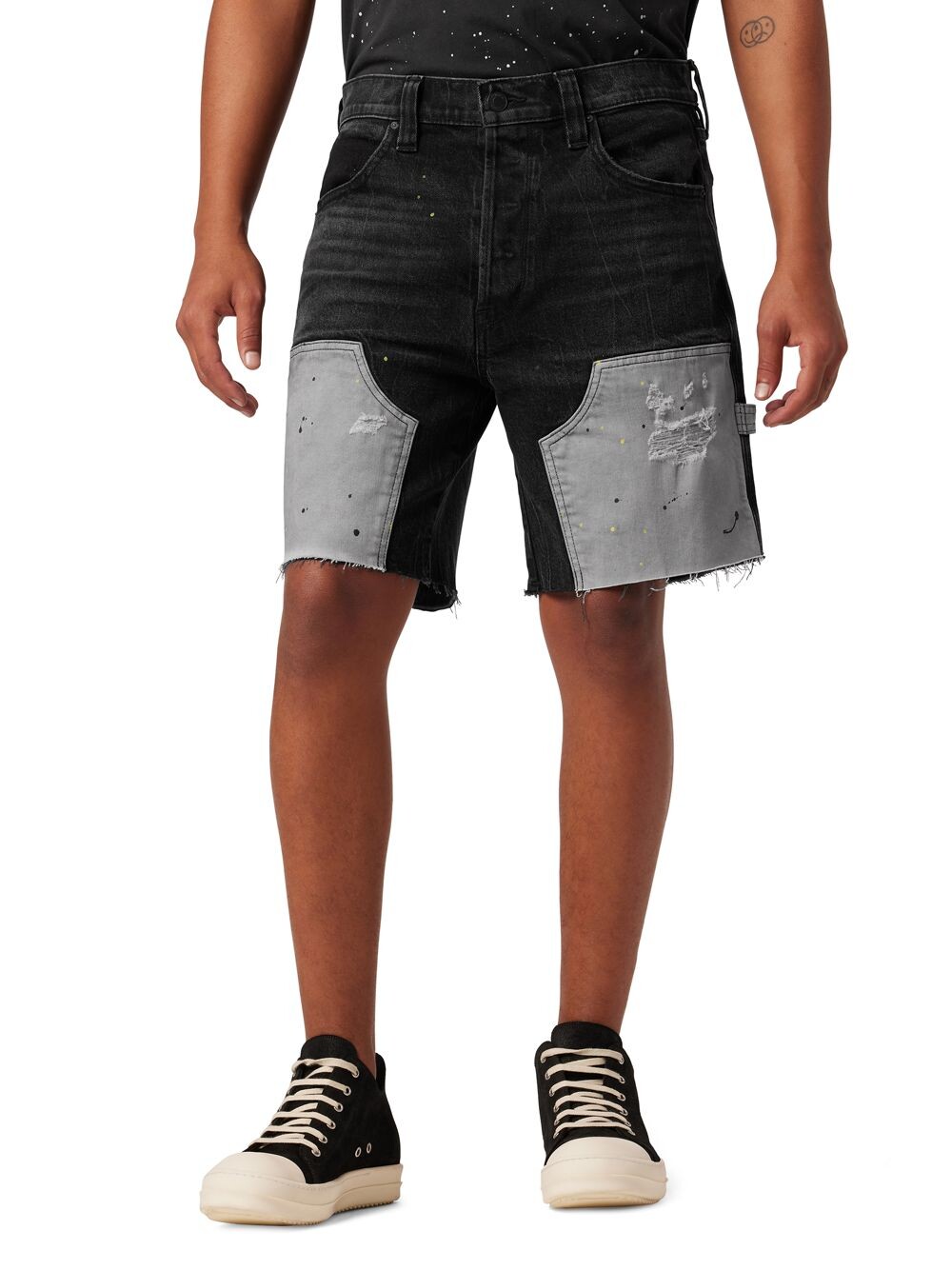 

Обрезанные джинсовые шорты Carpenter Hudson Jeans, черный