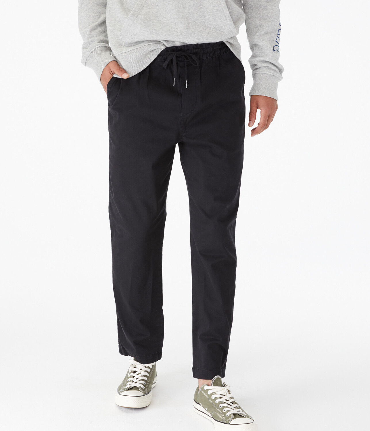 

Кроссовки-джоггеры из твила Aeropostale, черный