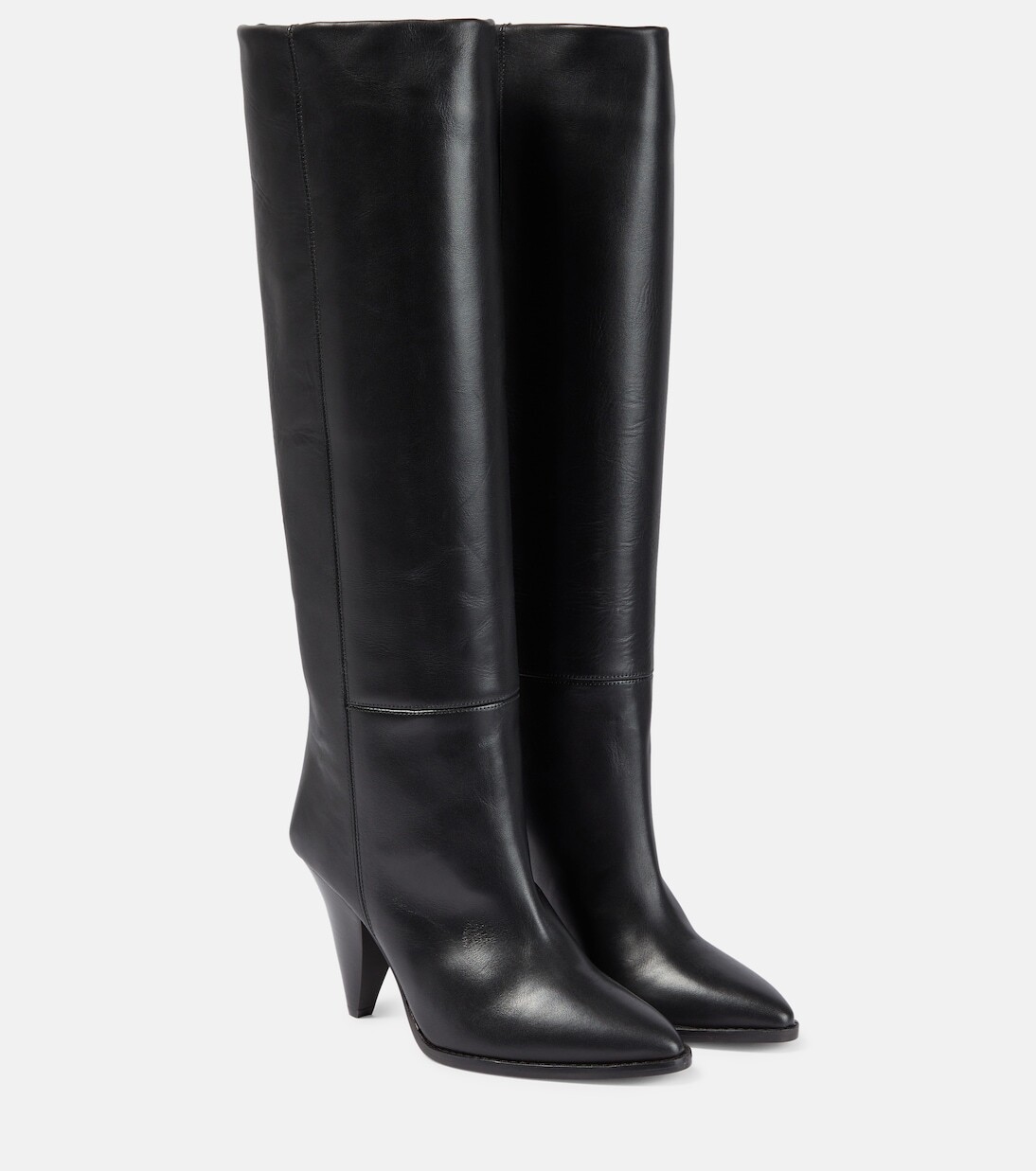 

Кожаные ботинки ririo до колена Isabel Marant, черный