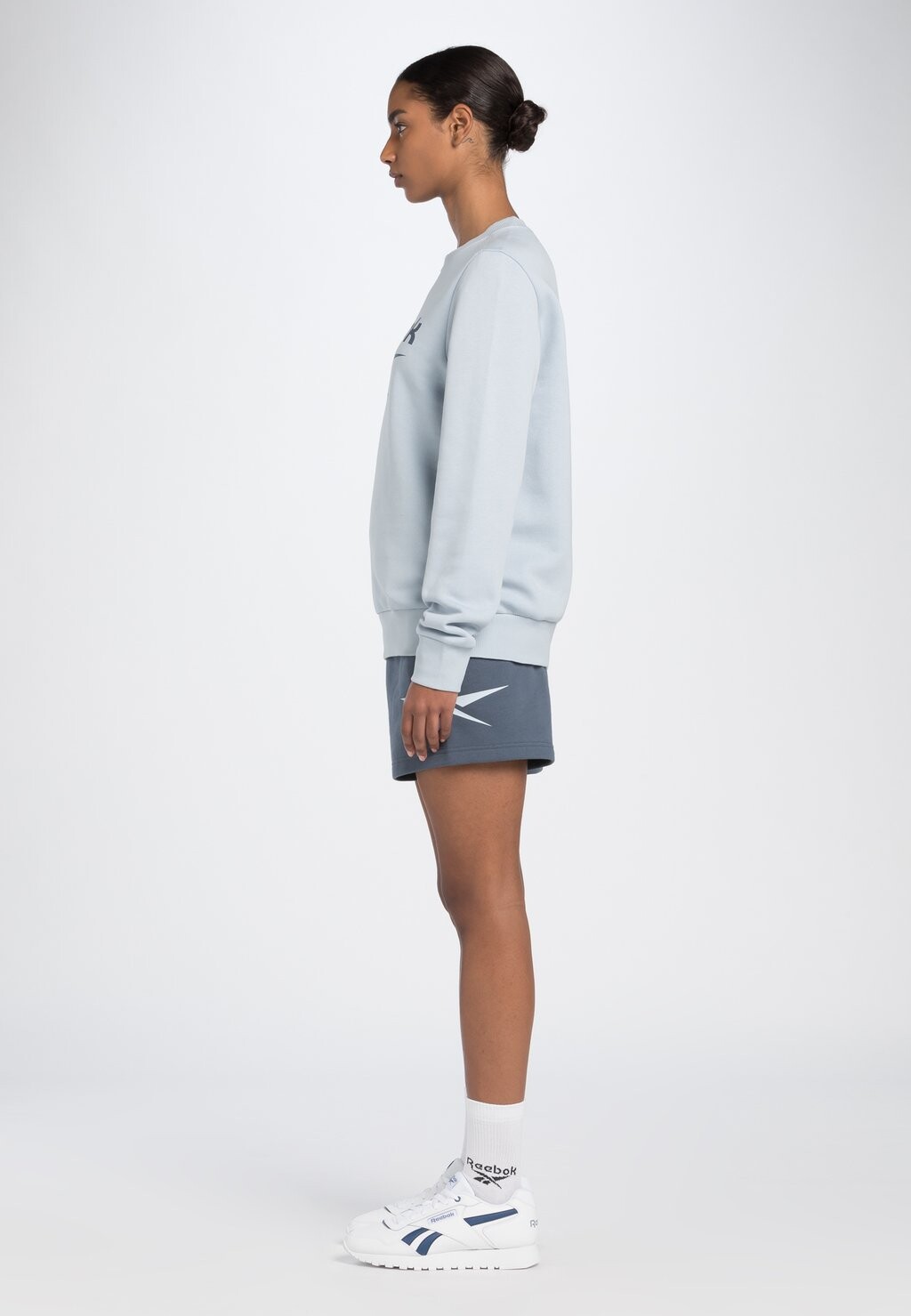

Толстовка с капюшоном CREW Reebok, синий