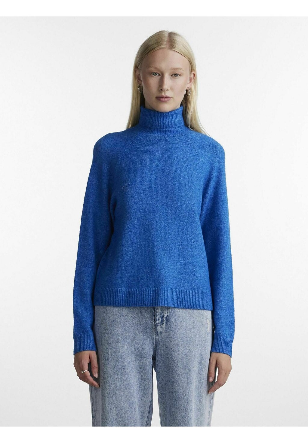 

Свитшот Pieces JULIANA ROLLNECK, цвет french blue