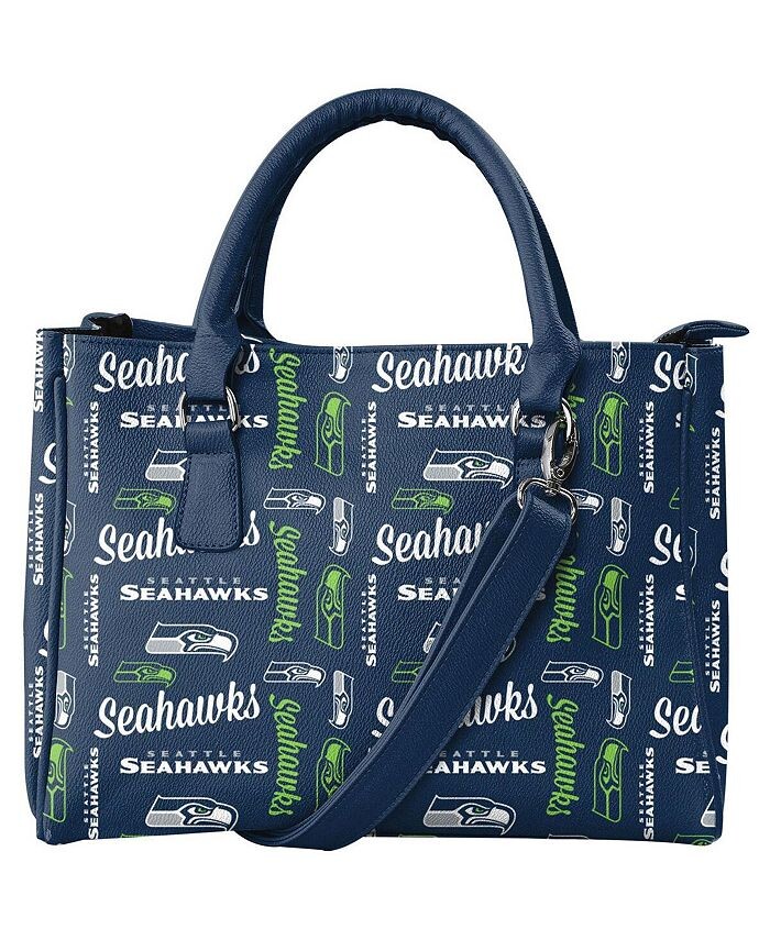 

Женская большая сумка Seattle Seahawks с повторением Brooklyn FOCO, синий